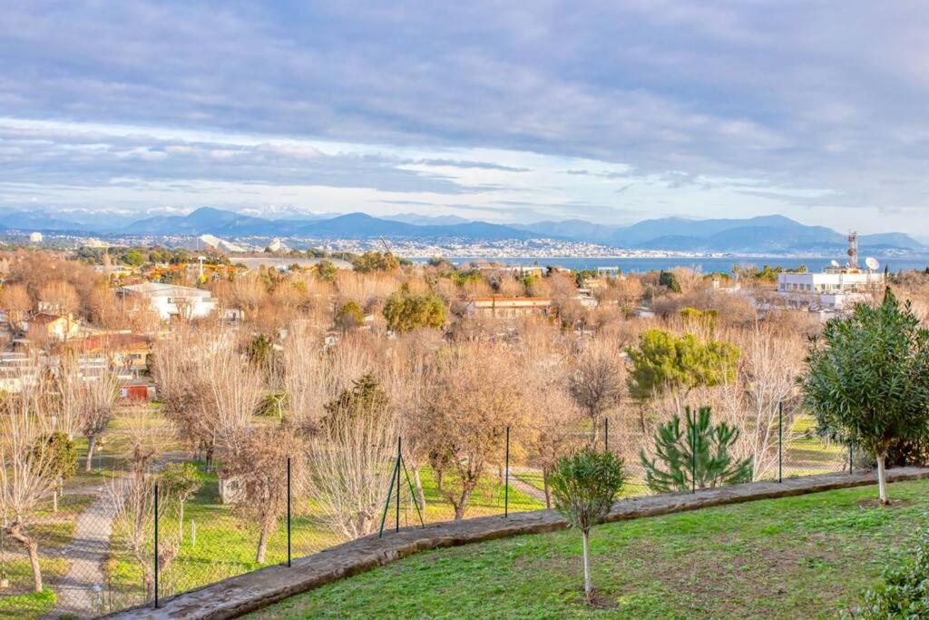 Ferienwohnung A7- 2 Bdr Sea & Mountain View - Ac, Parking, Pool & Terrace Antibes Exterior foto